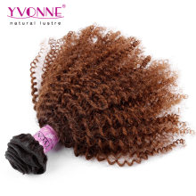 Atacado Afro Kinky Curly Brasileira Ombre Hair Tece